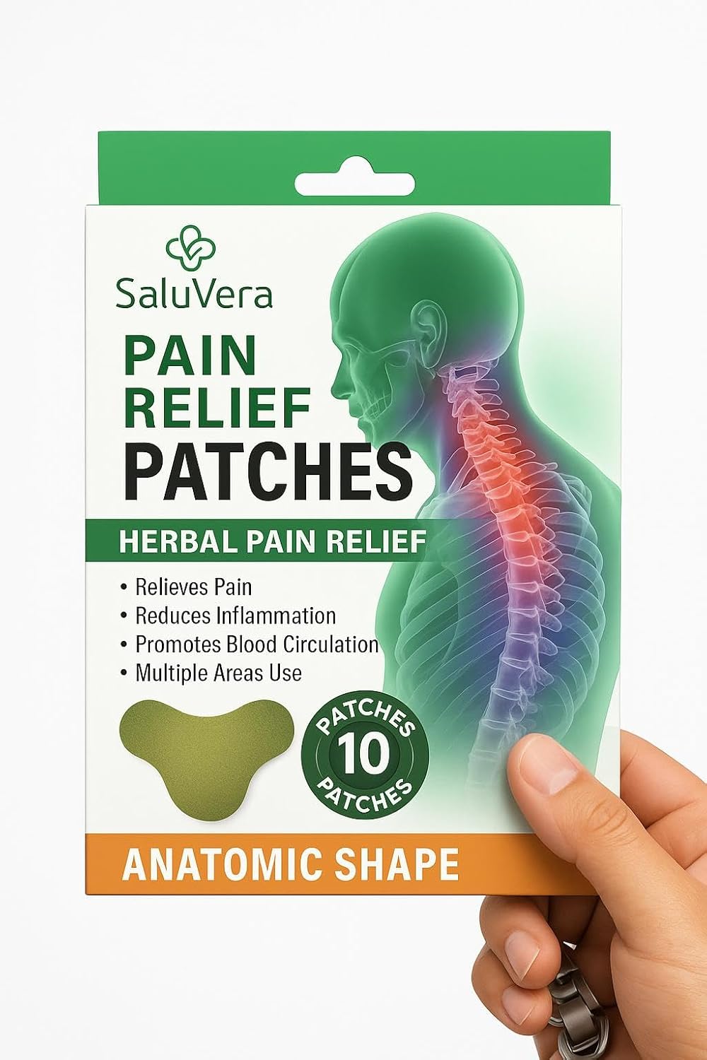 Pack de 10 parches para aliviar dolores cervicales