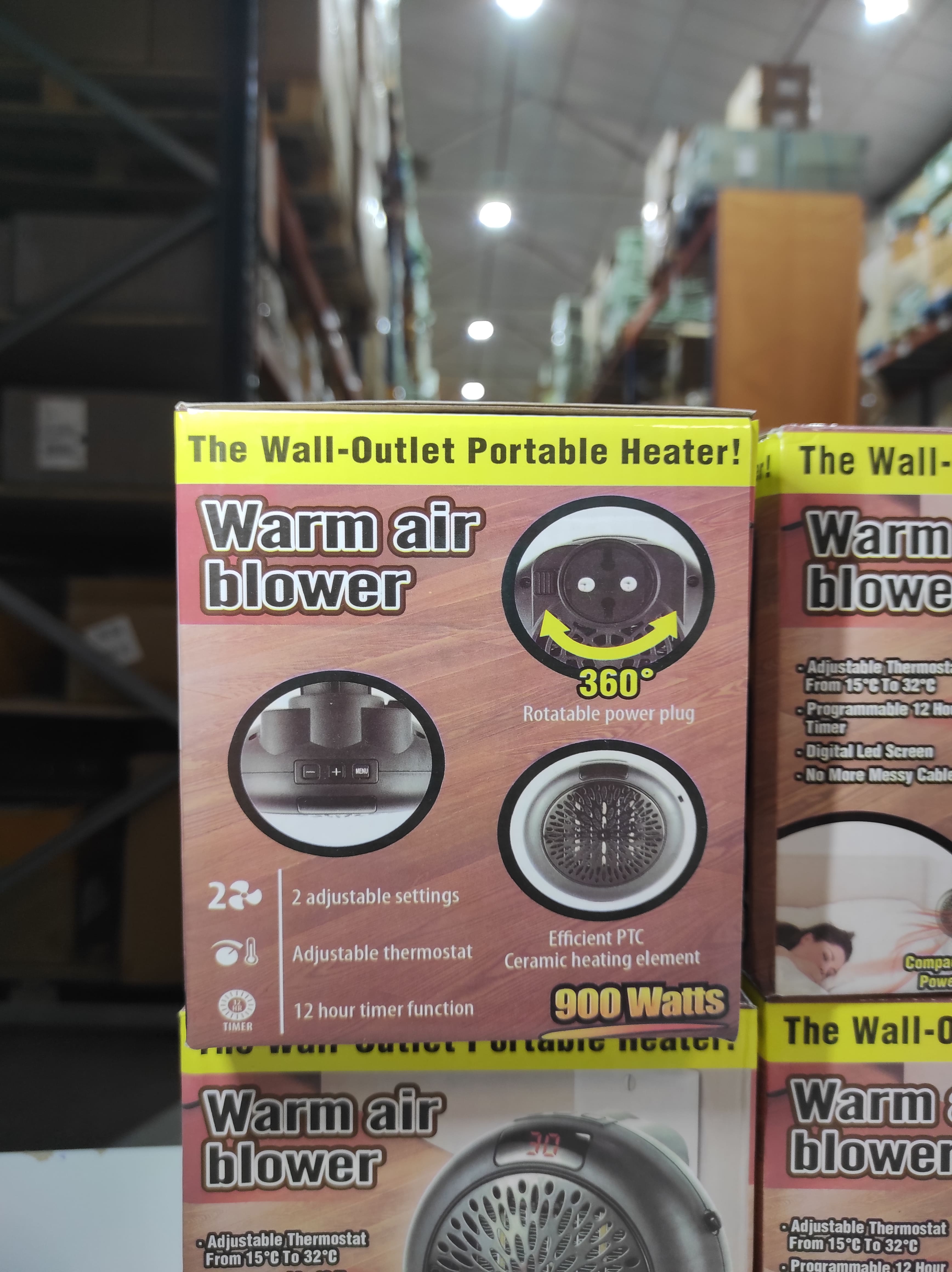 Calefactor Redondo Portátil 900 Watts negro/blanco - additional image 16