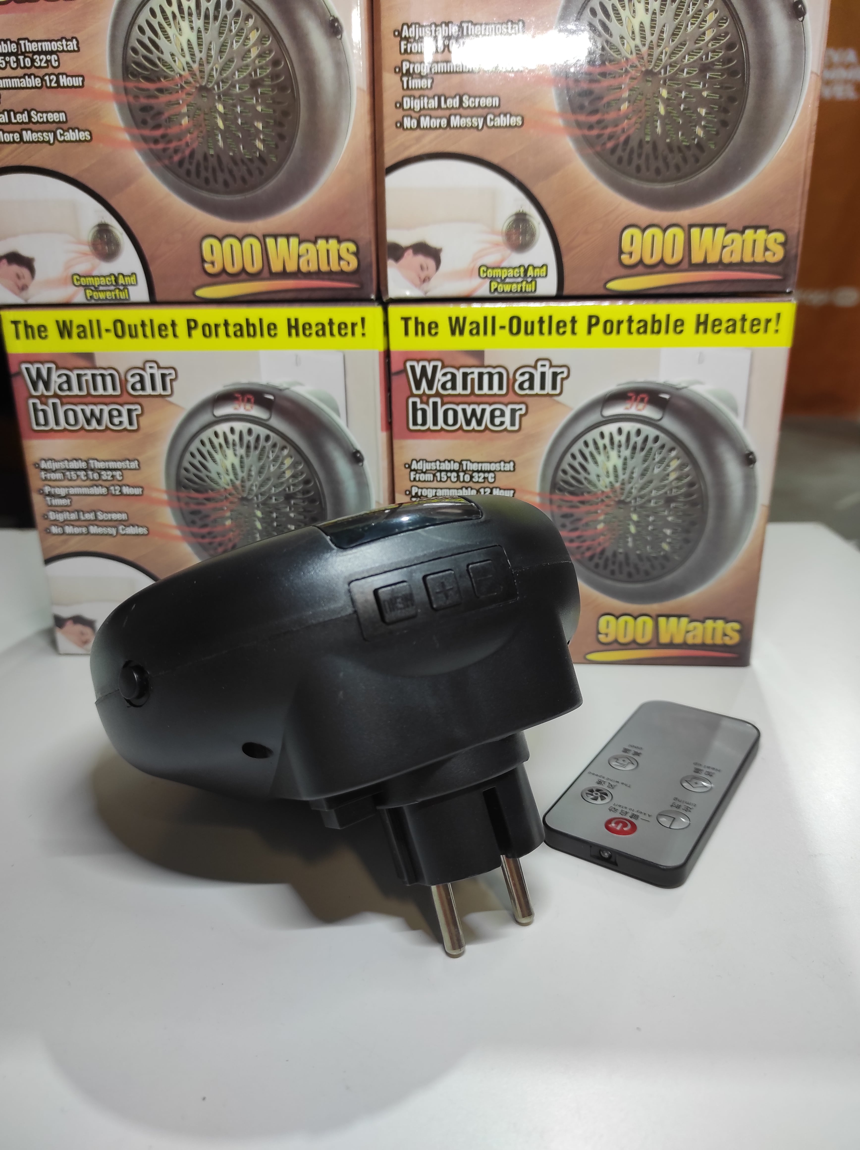 Calefactor Redondo Portátil 900 Watts negro/blanco - additional image 11