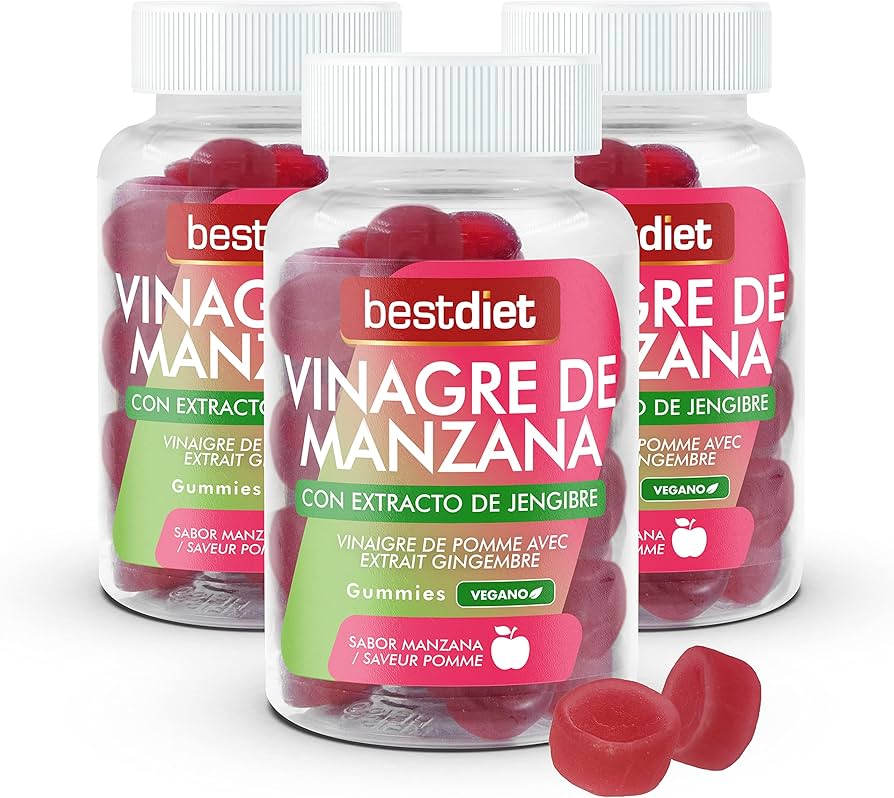 SUP Gummies de Vinagre de Manzana – Apoyo Digestivo y Energía Natural