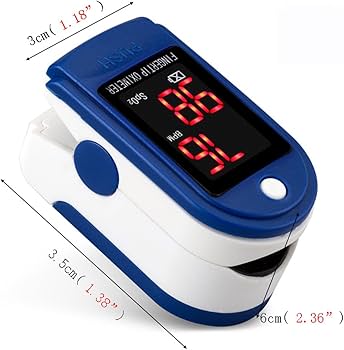 Oxímetro de dedo profesional con pantalla LED