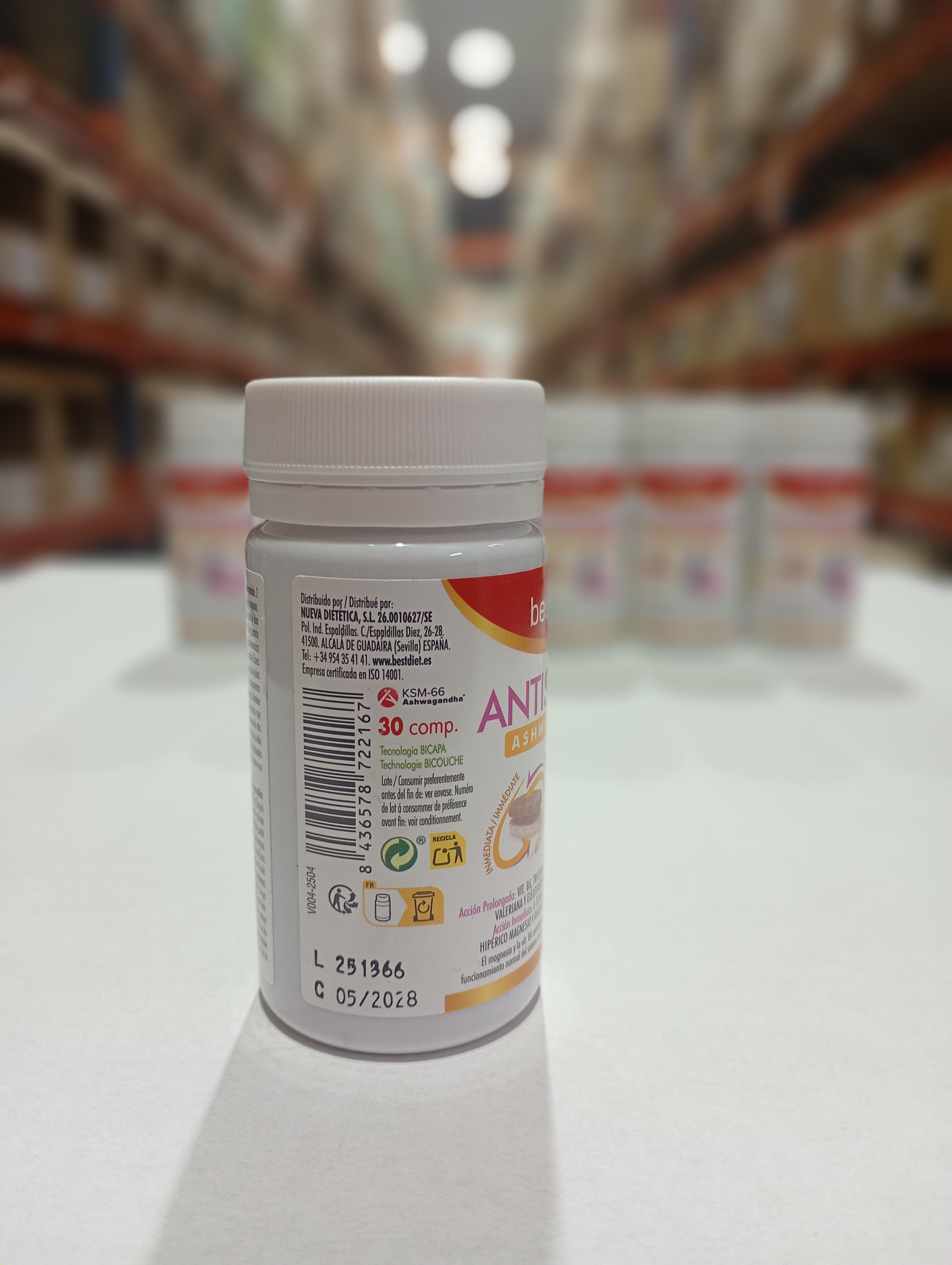 SUP Antiestrés Doble Acción 30 Comprimidos – Relajación y Energía Positiva - additional image 3