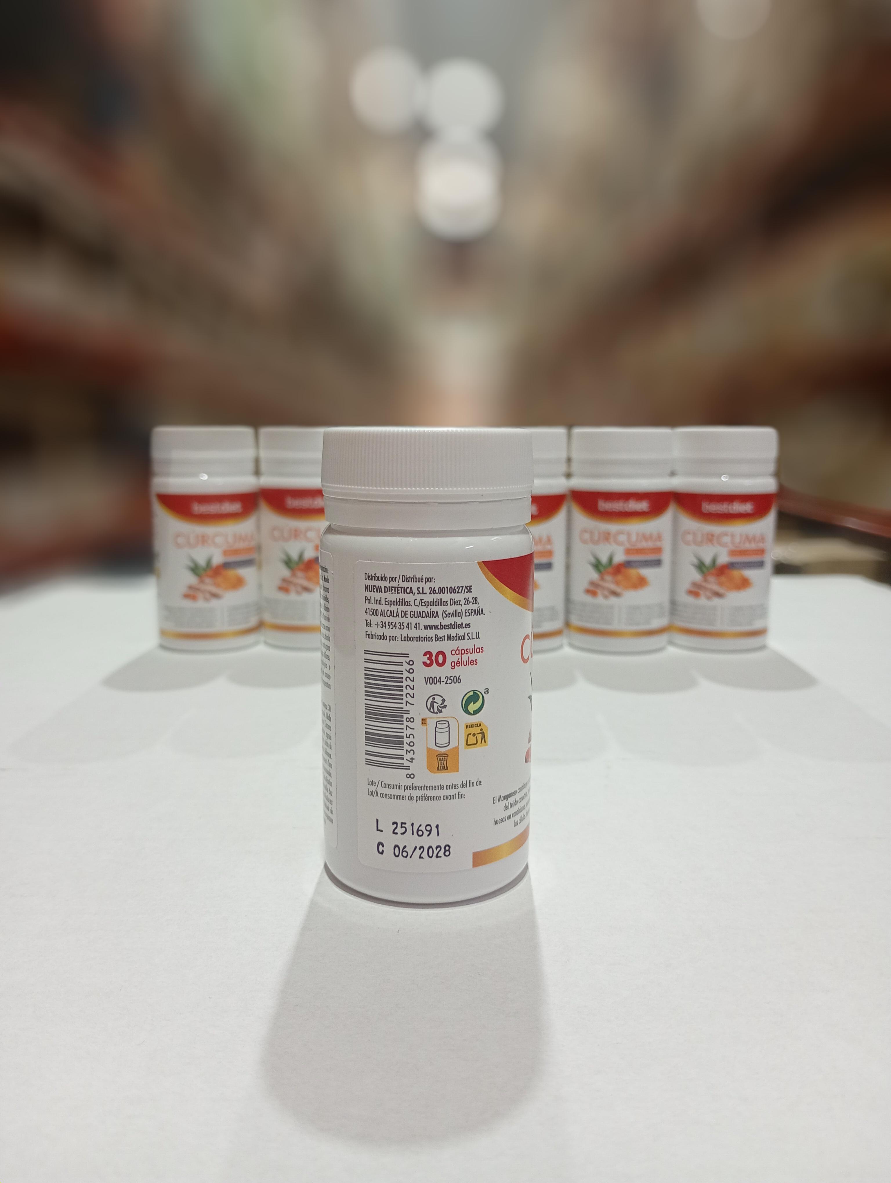 SUP Cúrcuma 30 Cápsulas – Apoyo Articular y Antioxidante Natural - additional image 3